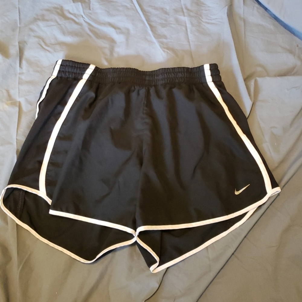 Black NIKE running shorts